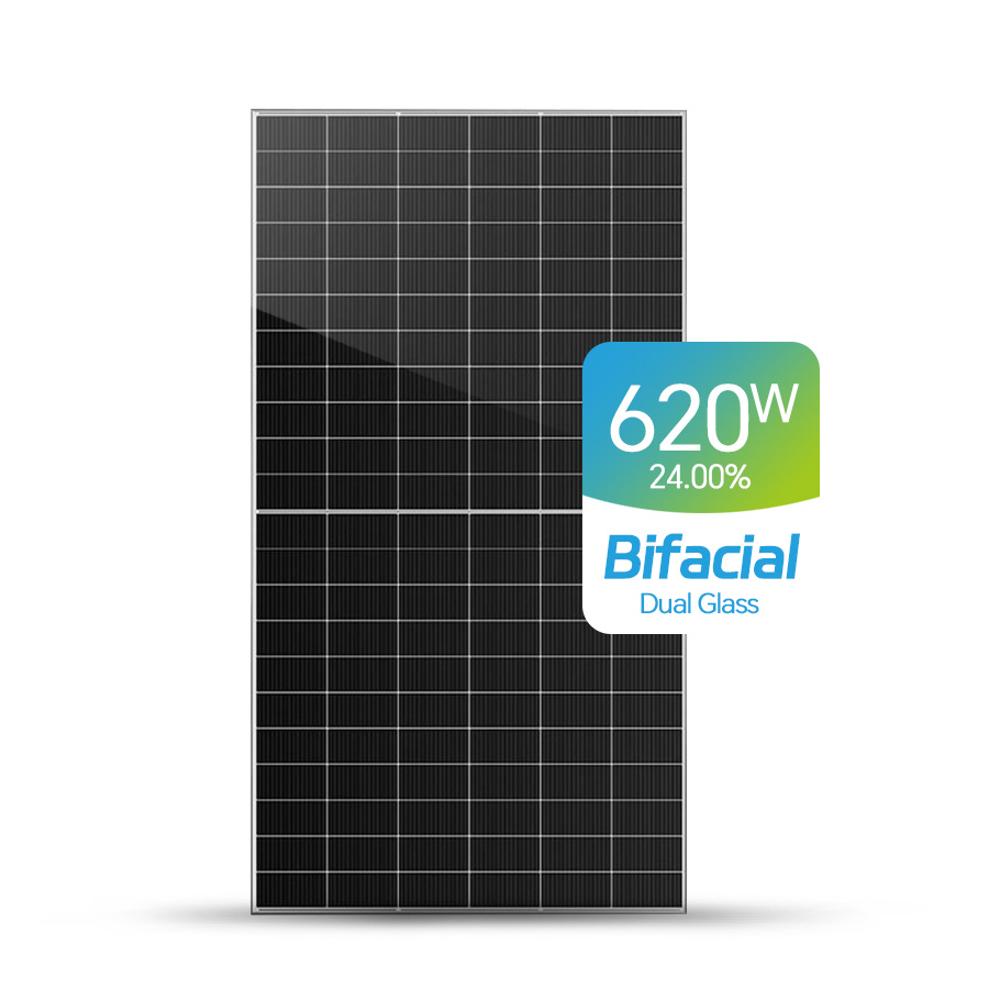 Panel solar bifacial de 605 W-625 W, módulo fotovoltaico mono de 210-182 mm
