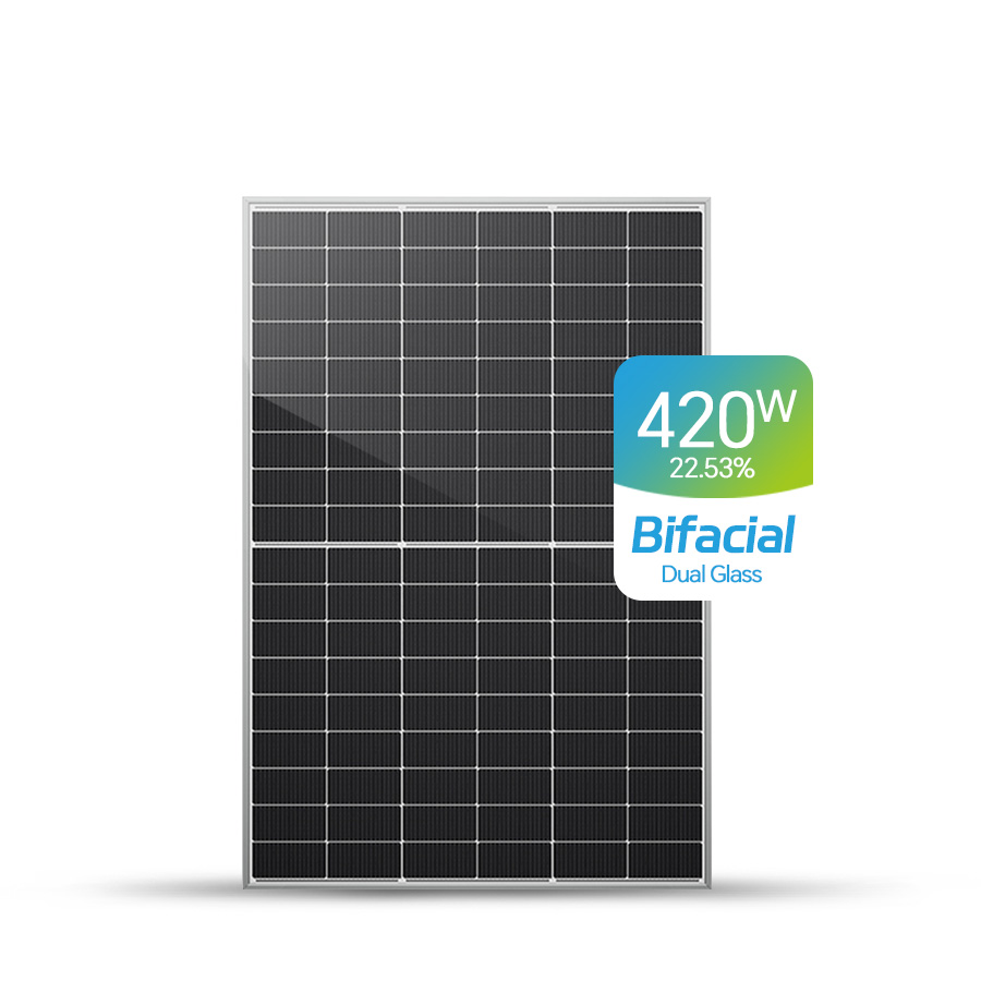 Panel solar bifacial de 420W-440W, módulo fotovoltaico mono de 182-182 mm.
