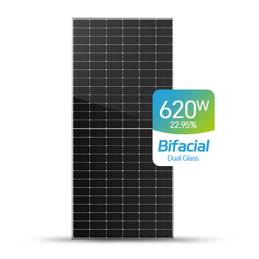 Panel solar de 620W-640W, módulo fotovoltaico monocristalino de 182-182 mm.