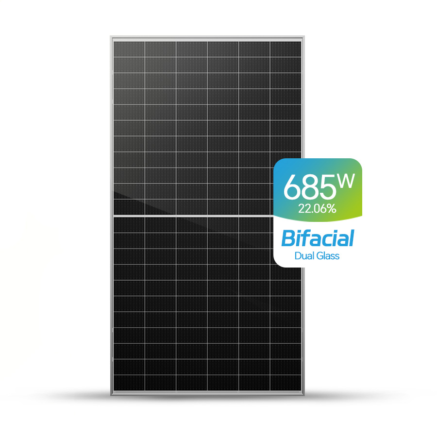 Panel solar monocristalino de 685 W a 705 W y módulo fotovoltaico de 210-210 mm.