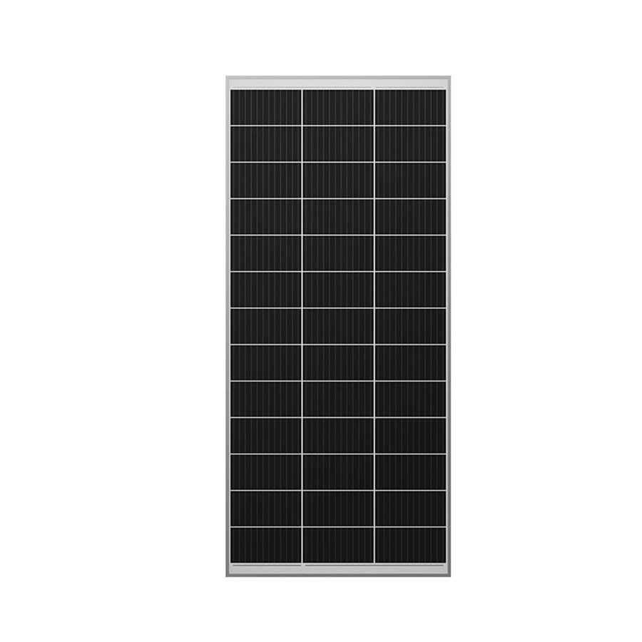 Paneles solares monocristalinos disponibles a medida de 180 W, 190 W y 200 W.