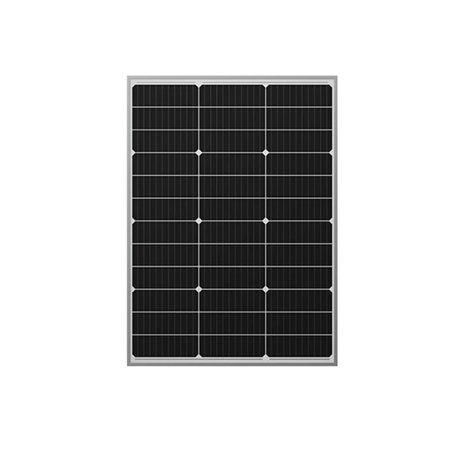 Paneles solares monocristalinos de 80W y 90W disponibles con personalización.