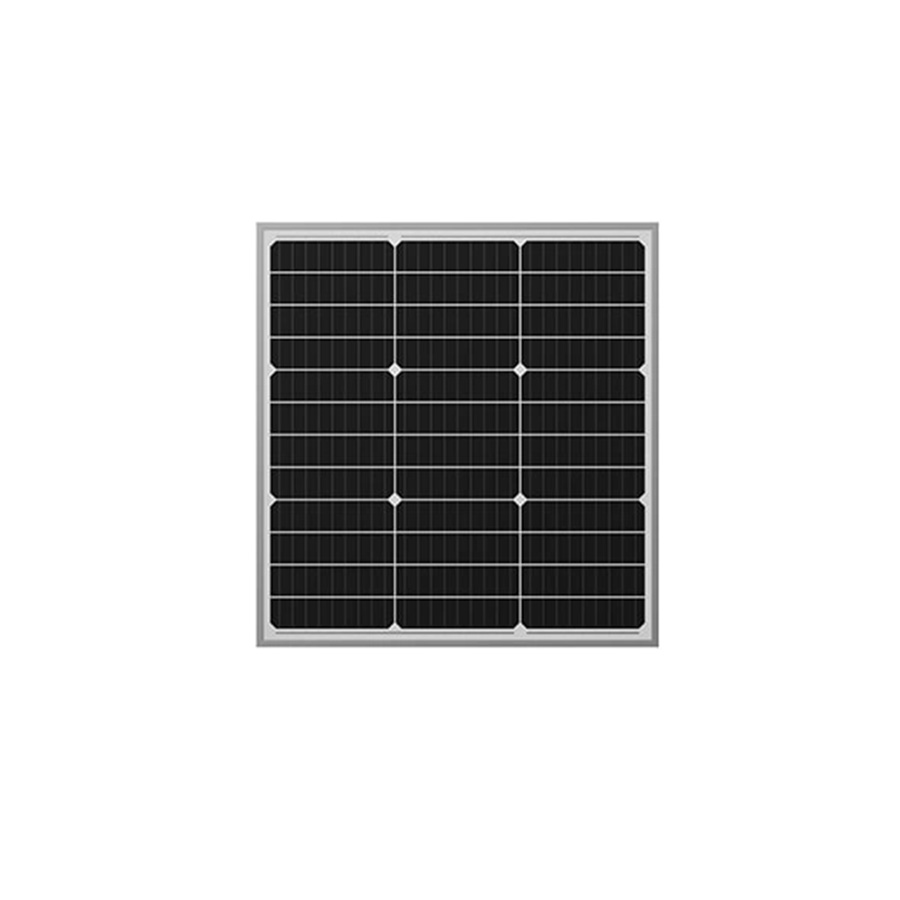 Paneles solares pequeños de 50 W disponibles a medida.