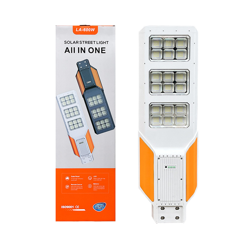 Iluminación LED solar para alumbrado público de la serie FGET, todo en uno.