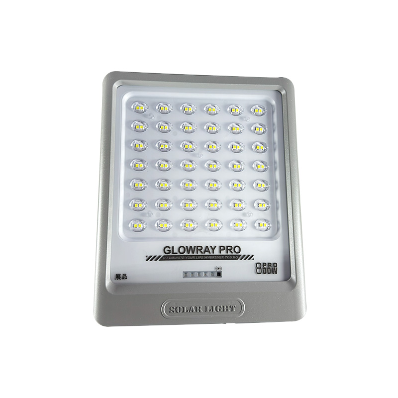 Lámpara solar FGET de 800 W con panel separado para uso exterior.