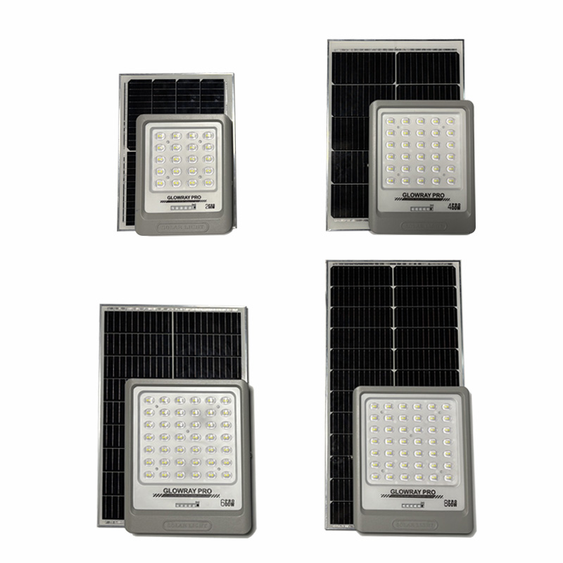 Foco solar FGET Pro Series de 200W, 400W, 600W y 800W con LED difusores.