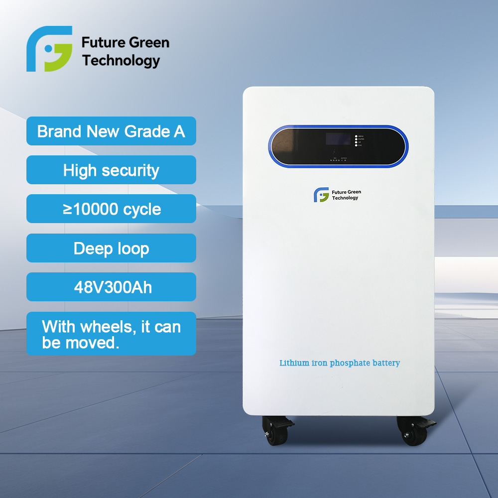 Sistema solar híbrido de 10 kW con almacenamiento de batería de LiFePO4 e inversor monofásico.