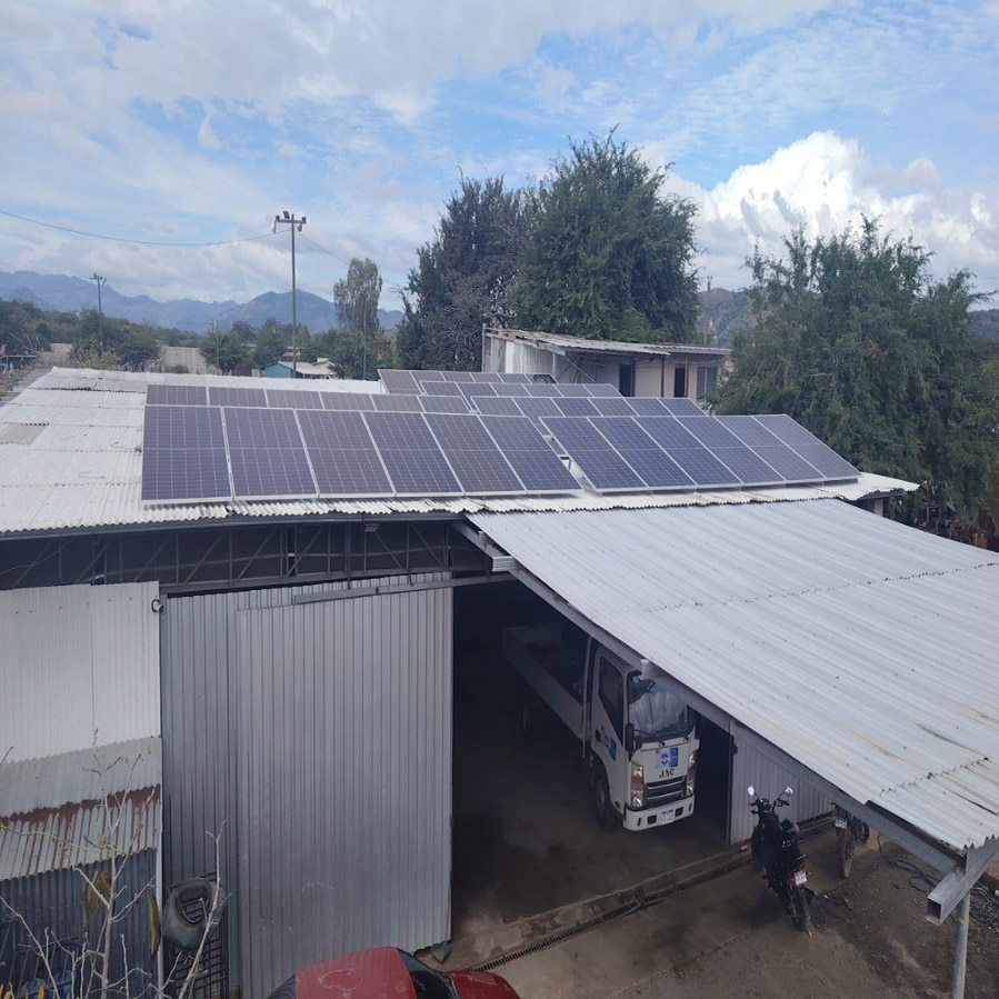 Sistema fotovoltaico conectado a la red de 20 kW en Honduras