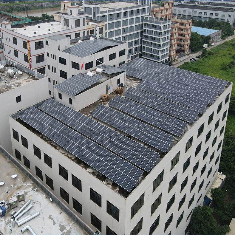 Proyecto solar terrestre de 300 kW en Foshan Yang'en