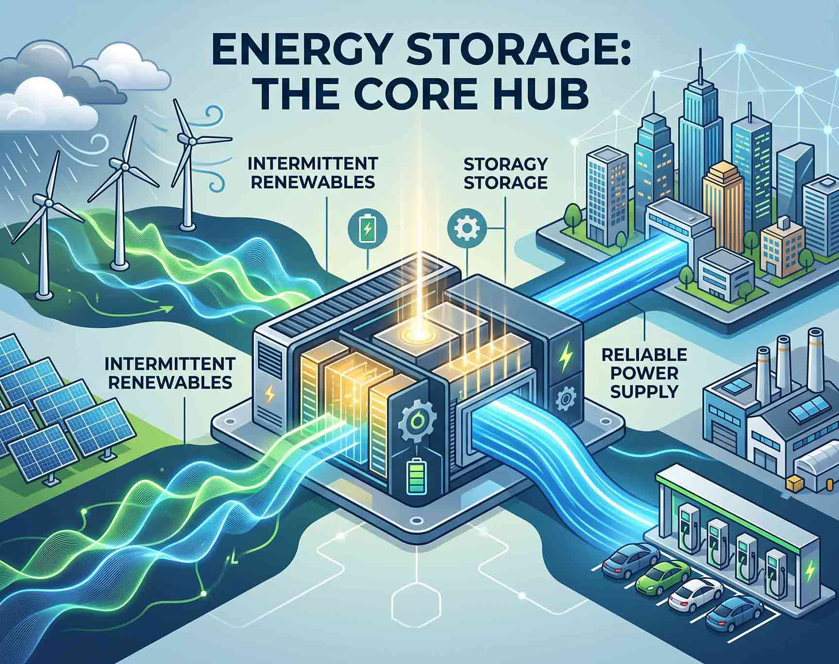 Why is energy storage the core of new energy?