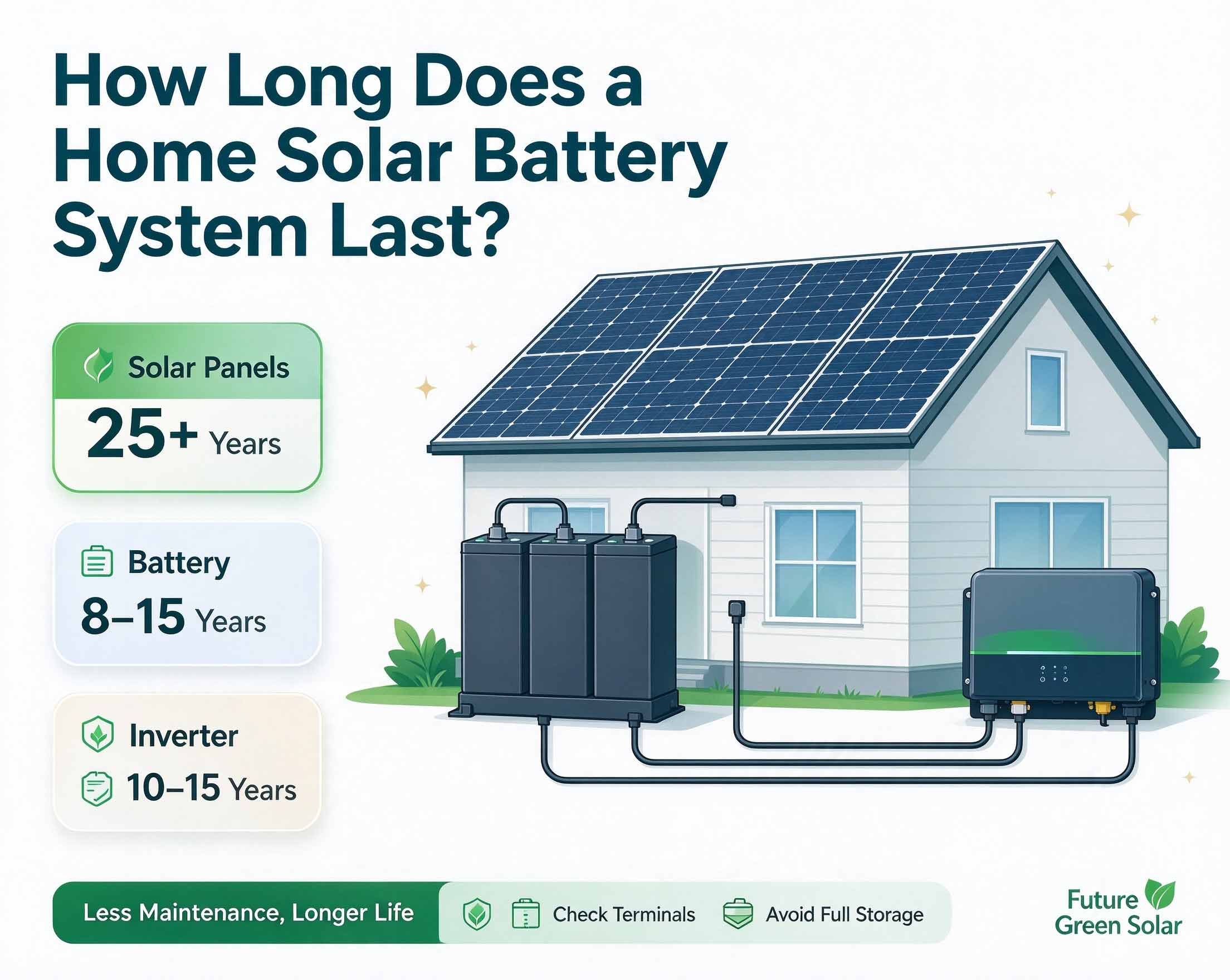 How long is the lifespan of a home solar energy storage system?